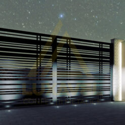 Poarta acces auto profilata